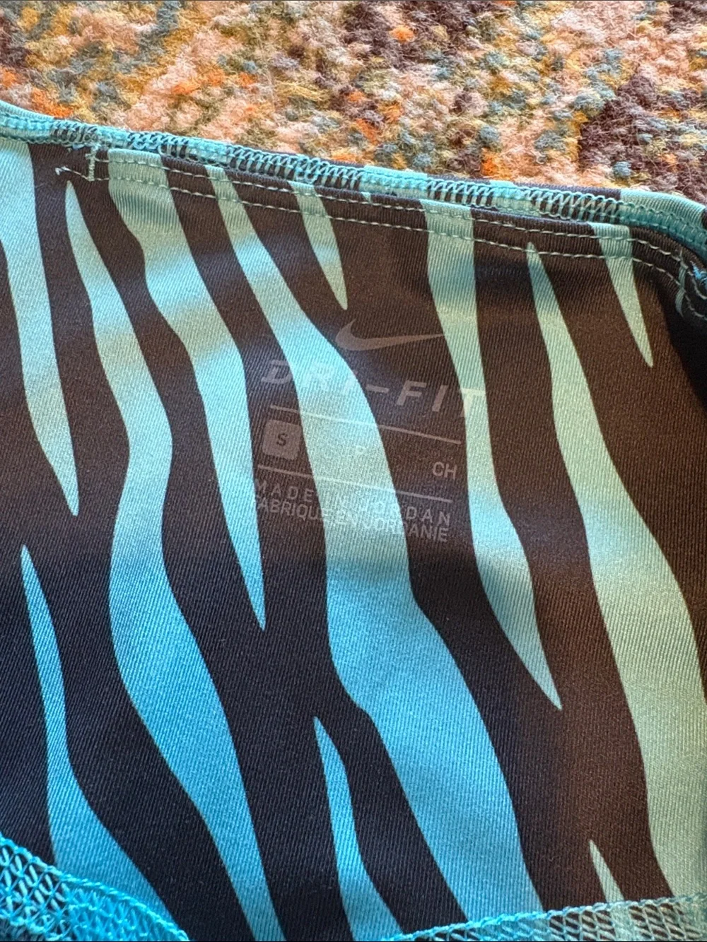 💎RARE SET💎🆕Nike One Icon Clash Zebra Print Sports Bra And Leggings, Size S & M